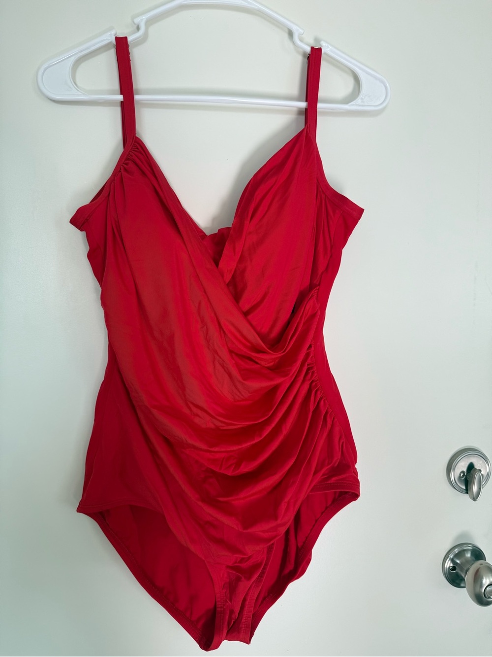 Red One-Piece Swimsuit- size 14